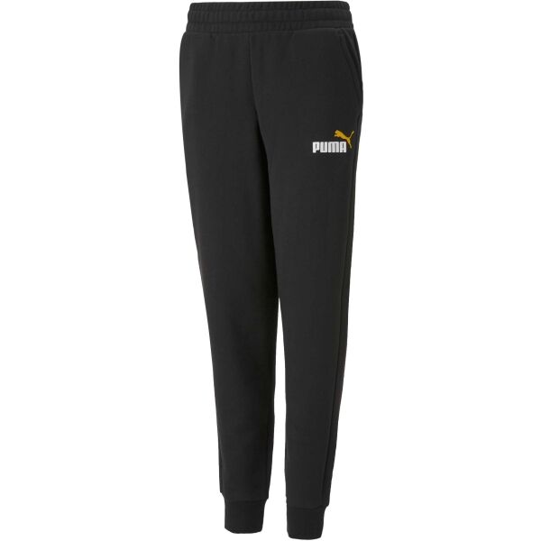 Puma ESS + 2 COL LOGO PANTS FL B Chlapecké tepláky