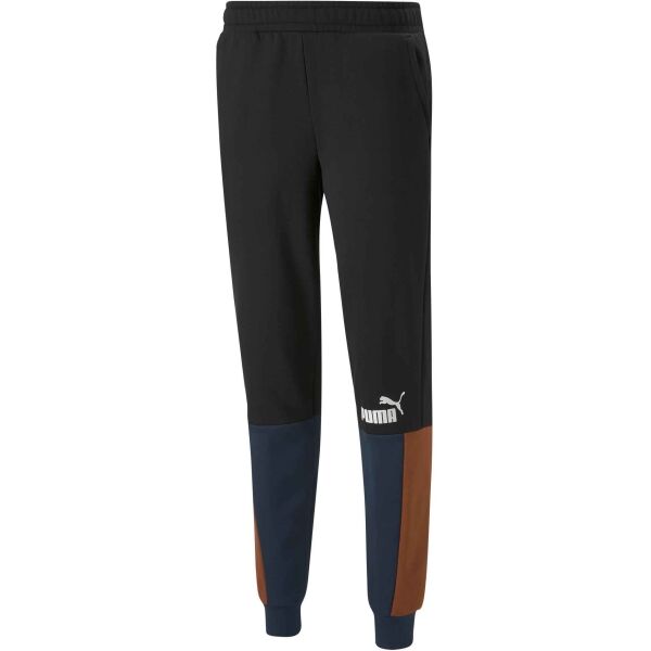 Puma ESS+BLOCK SWEAT PANTS FL Pánské tepláky