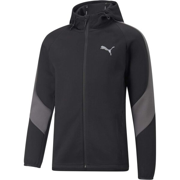 Puma EVOSTRIPE FULL ZIP HOODIE Pánská mikina