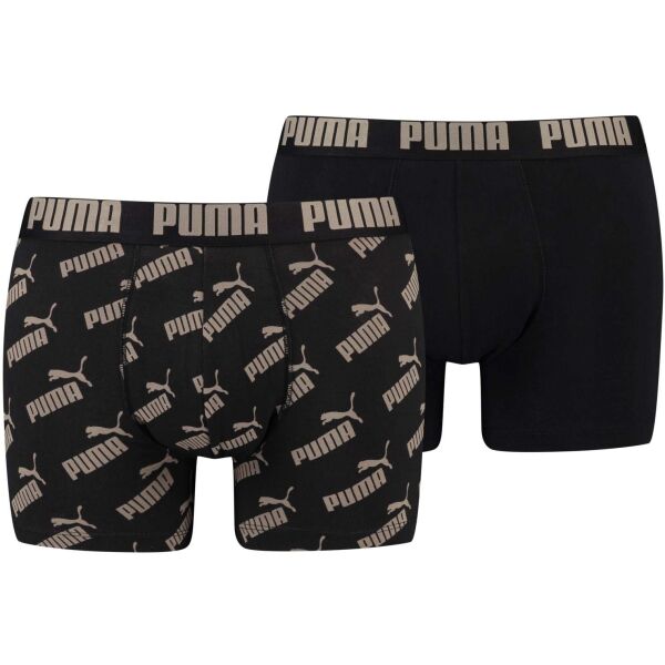 Puma MEN AOP BOXER 2P Pánské boxerky