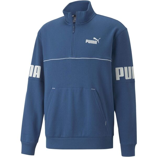 Puma POWER COLORBLOCK HALF ZIP FL Pánská mikina