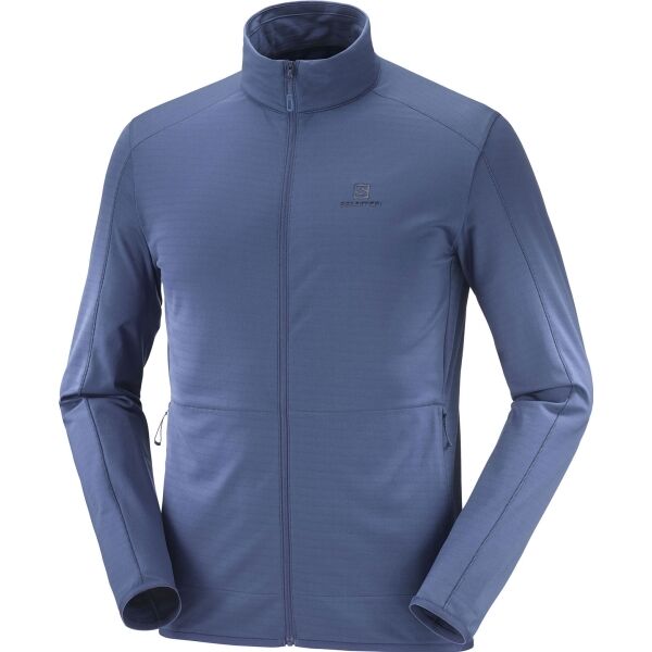 Salomon OUTRACK FULL ZIP MID M Pánská mikina