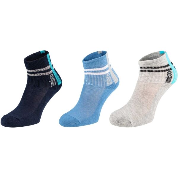 Umbro STRIPED SPORTS SOCKS JNR - 3 PACK Dětské ponožky