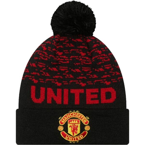 New Era MARL BOBBLE CUFF BEANIE MANCHESTER UNITED Zimní čepice