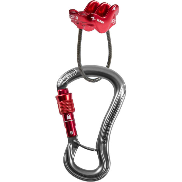 OCÚN BELAY SET CONDOR SCREW / HURRY Sada karabiny s jistítkem