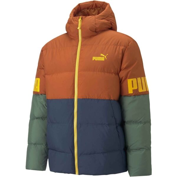 Puma POWER HOODED DOWN PUFFER Pánská péřová bunda