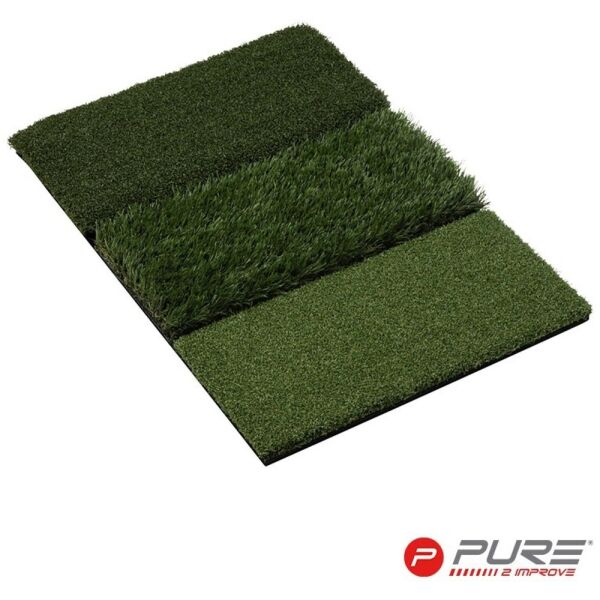 PURE 2 IMPROVE TRI TURF HITTING MAT 40 x 62 cm Golfová podložka