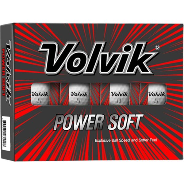 VOLVIK VV POWER SOFT 12 ks Sada golfových míčků