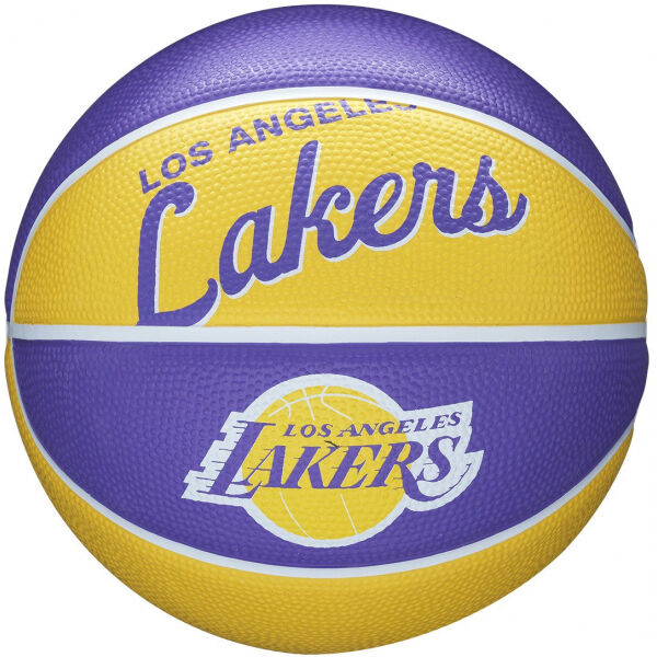 Wilson NBA RETRO MINI LAKERS Mini basketbalový míč