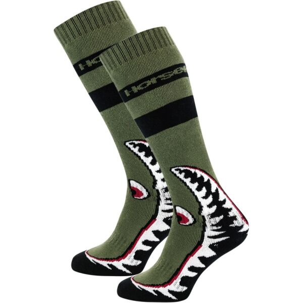 Horsefeathers SHARK SNOW SOCKS Pánské snowboardové ponožky