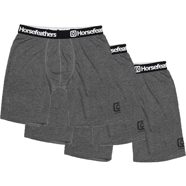 Horsefeathers DYNASTY LONG 3PACK BOXER SHORTS Pánské boxerky