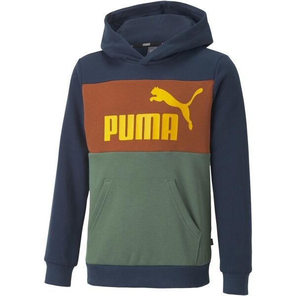 Puma ESS+COLORBLOCK HOODIE FL B Dětská mikina