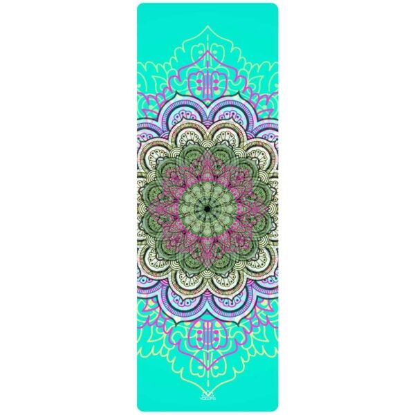 YOGGYS TRAVEL YOGA MAT 1.5 MM SUCCULENT MANDALA Podložka na jógu cestovní