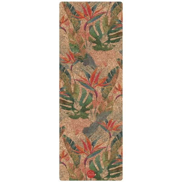 YOGGYS CORK YOGA MAT TROPICAL FLAMES Podložka na jógu korková