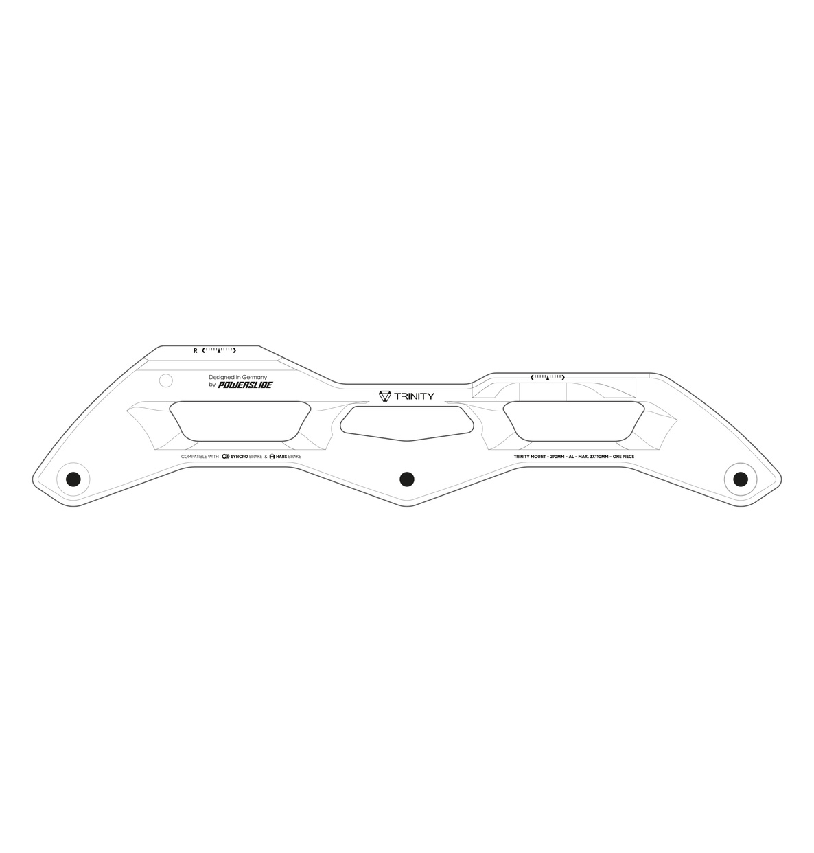 Powerslide Podvozky Powerslide Elite Casted Synco AL Trinity