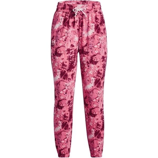 Under Armour RIVAL TERRY PRINT JOGGER Dámské tepláky