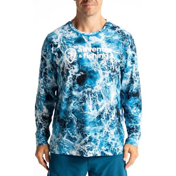 ADVENTER & FISHING UV T-SHIRT STORMY SEA Pánské funkční UV tričko