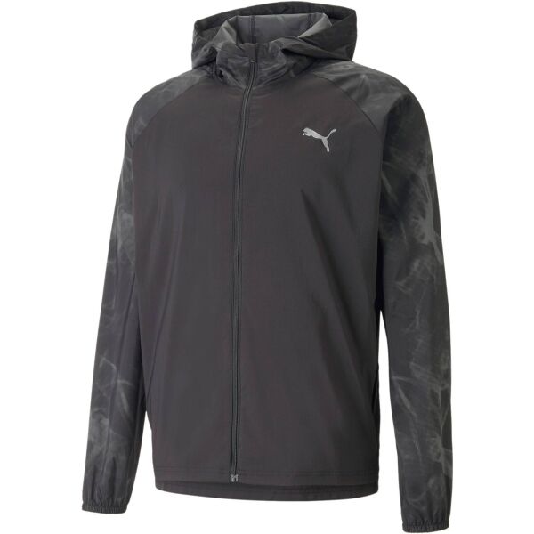 Puma RUN FAV AOP WOVEN JACKET Pánská bunda