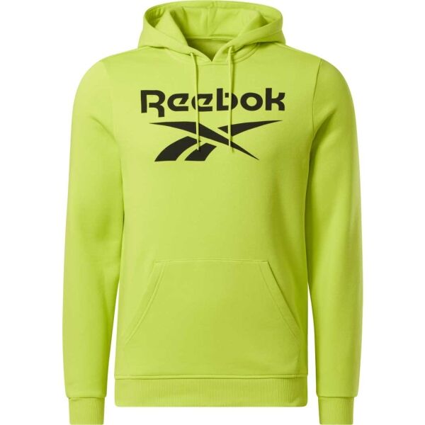 Reebok RI BIG STACKED LOGO HOOD Pánská mikina