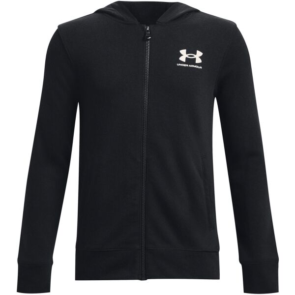 Under Armour RIVAL TERRY FZ HOODIE Juniorská mikina