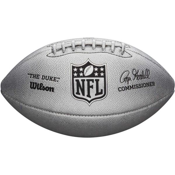 Wilson DUKE METALLIC EDITION OS FB SILVER Míč na americký fotbal