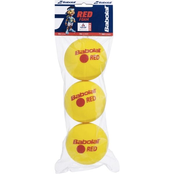 Babolat RED FOAM X3 Dětský tenisový míč
