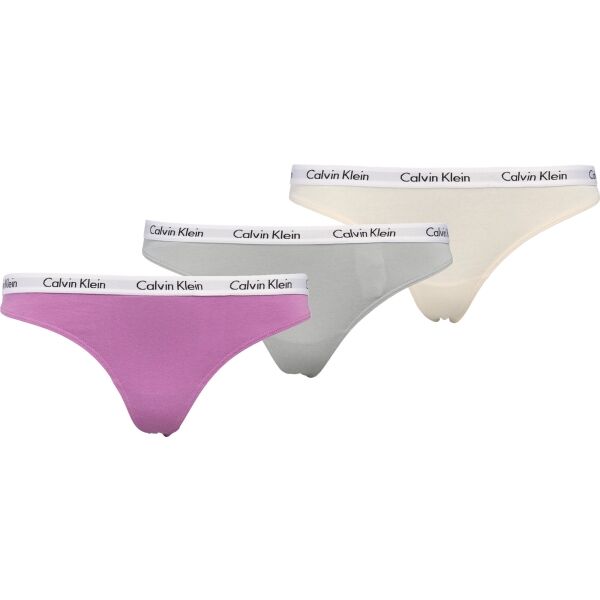 Calvin Klein 3PK THONG Dámské kalhotky