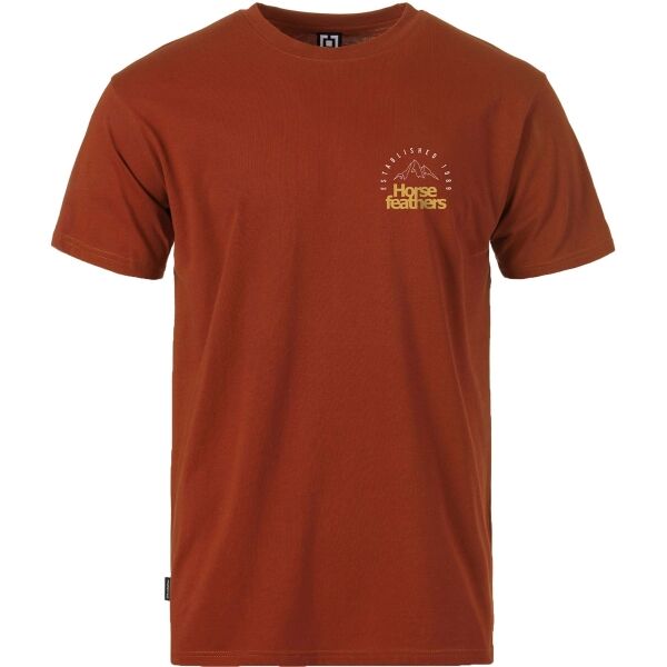 Horsefeathers PEAK EMBLEM T-SHIRT Pánské tričko