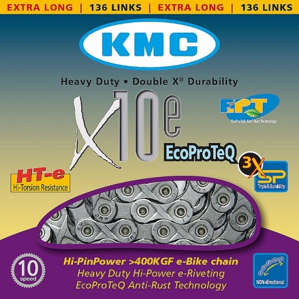 KMC ŘETĚZ X10E EPT NEREZ Řetěz
