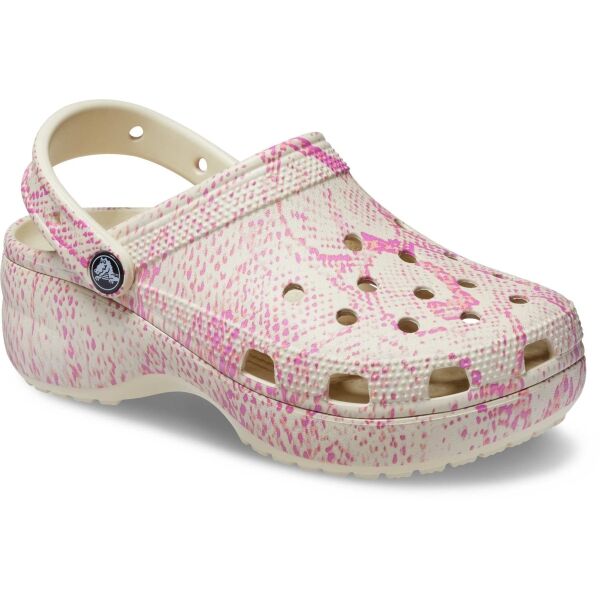 Crocs CLASSIC PLATFORM SNAKEPRINT CLOG W Dámské nazouváky