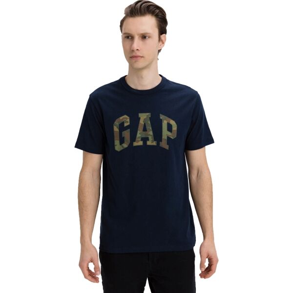 GAP V-SS CAMO ARCH LOGO TEE Pánské tričko