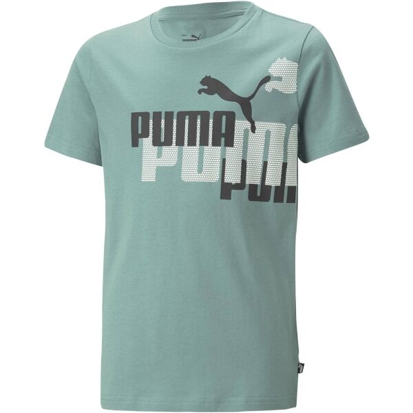 Puma ESS+ LOGO POWER TEE B ADRIATIC Chlapecké tričko