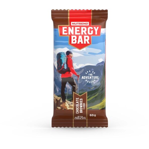 Nutrend ENERGY BAR 60 G ČOKOLÁDOVÉ BROWNIES Energetická tyčinka