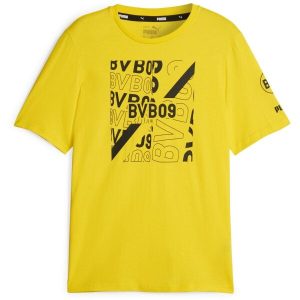 Puma BVB FTBLCORE GRAPHIC TEE P&aacute;nsk&eacute; tričko