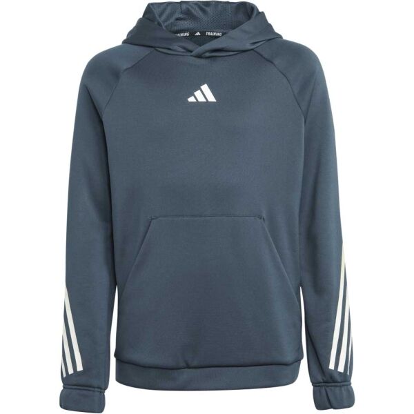 adidas TRAIN ICON HOODIE Chlapecká tréninková mikina