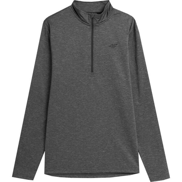 4F BRUSHED UNDERWEAR 1/2 ZIP Pánská mikina