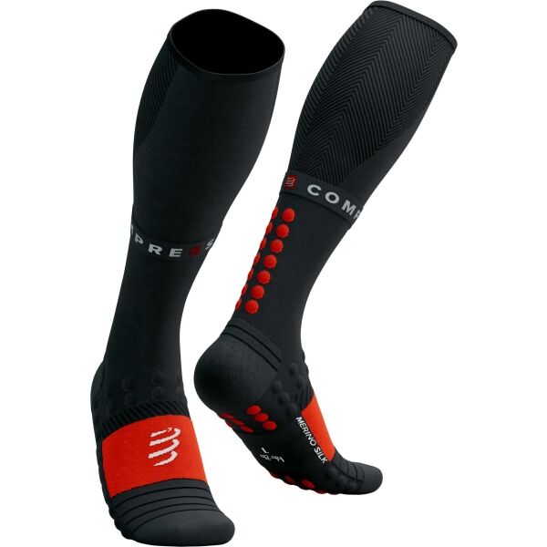 Compressport FULL SOCKS WINTER RUN Teplé kompresní běžecké podkolenky