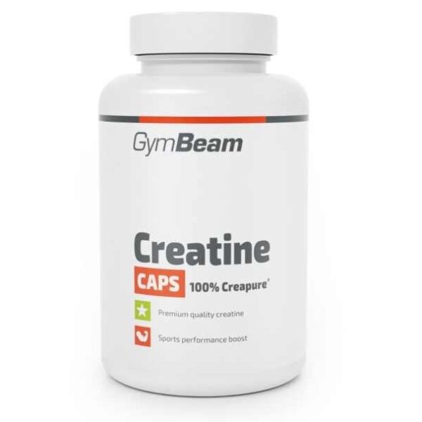 GymBeam CREATINE 100% CREAPURE® 120 CAPS Kreatin
