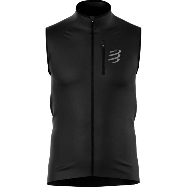 Compressport HURRICANE WINDPROOF M Pánská větruodolná vesta