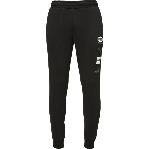 Puma POWER GRAPHICS SWEAT PANTS FL Pánské tepláky