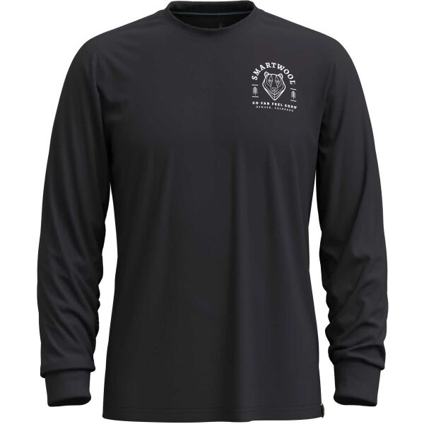 Smartwool BEAR STARE GRAPHIC LONG SLEEVE TEE Pánské triko