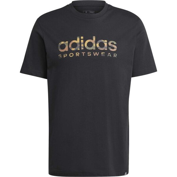 adidas CAMO LINEAR GRAPHIC TEE Pánské triko