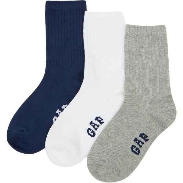GAP BAS CRW 3PK Chlapecké ponožky
