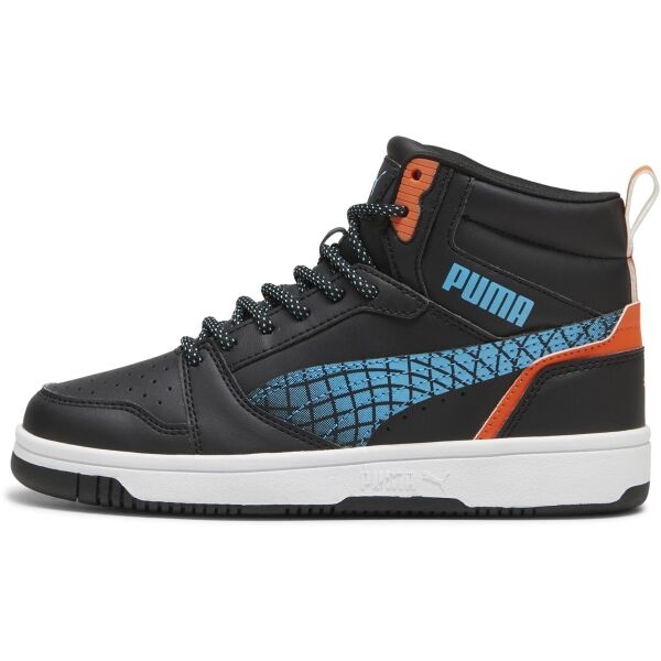 Puma REBOUND V6 MID TECHIE BUDDY JR Dětské volnočasové boty
