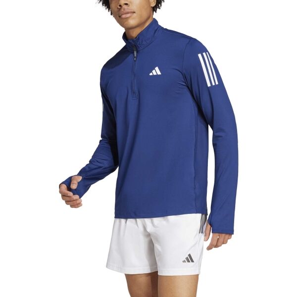 adidas OWN THE RUN HALF-ZIP Pánské běžecké triko