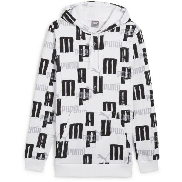 Puma ESSENTIALS + LOGO LAB AOP HOODIE FL Pánská mikina