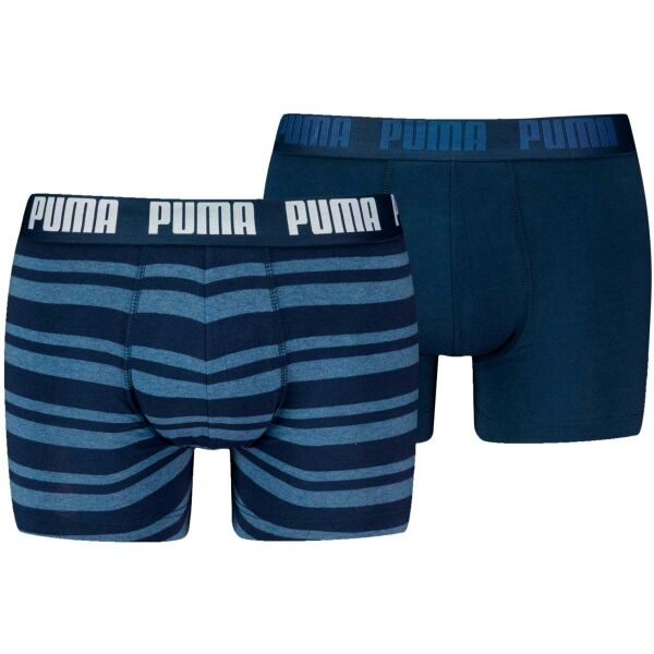 Puma MEN EVERYDAY HERITAGE STRIPE BOXER 2P Pánské boxerky
