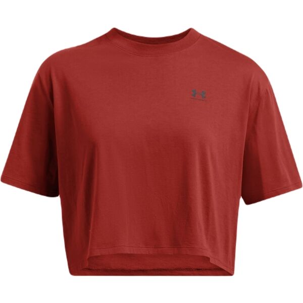 Under Armour BOXY CROP LOGO Dámské tričko