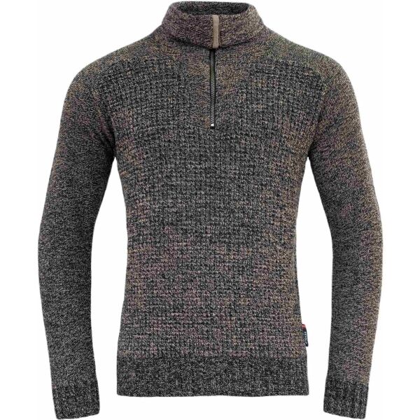 Devold BISPEN WOOL ZIP NECK Pánský vlněný svetr