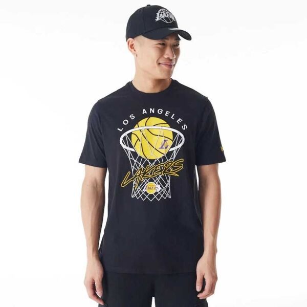 New Era LA LAKERS NBA NET Pánské triko